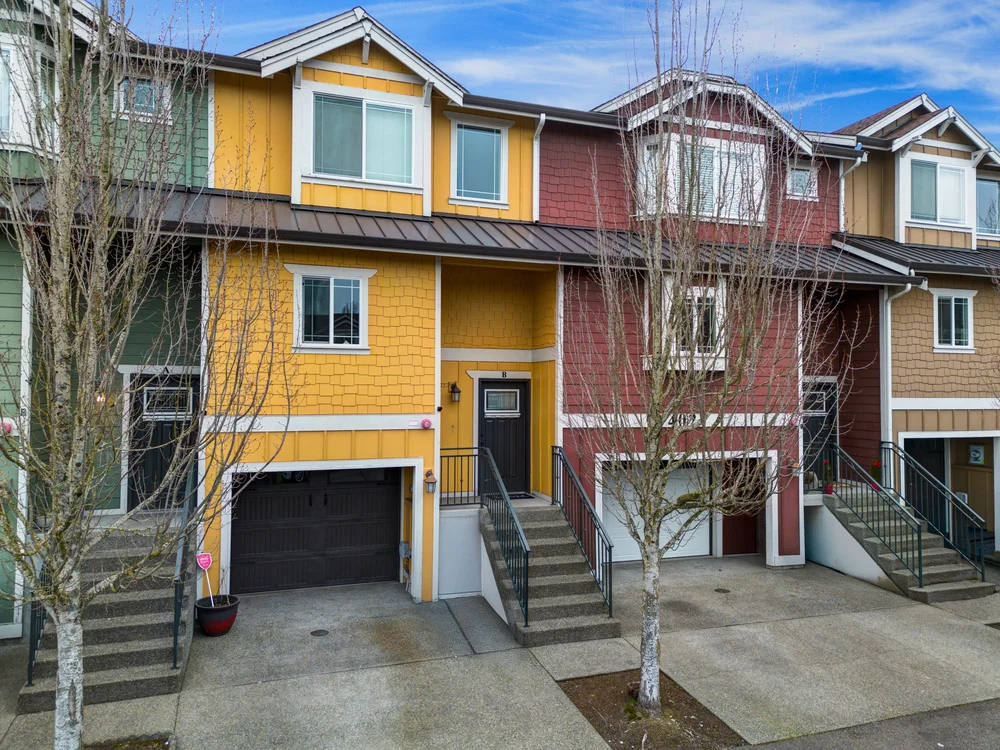Junett Townhomes community exterior in South Tacoma, Washington