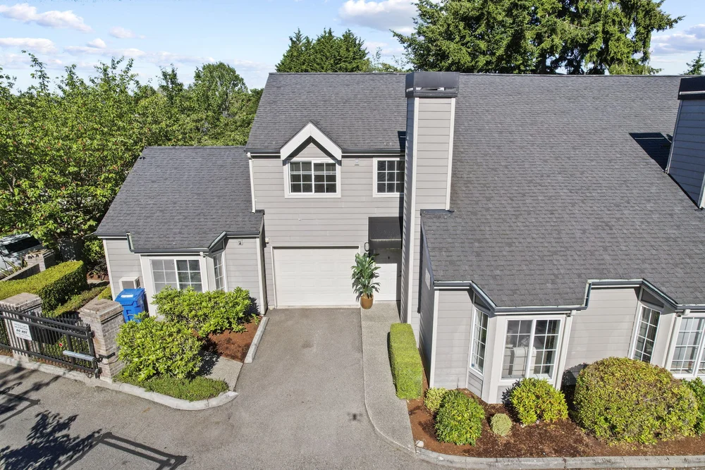 Water's Edge Townhomes community exterior in North Tacoma, Washington
